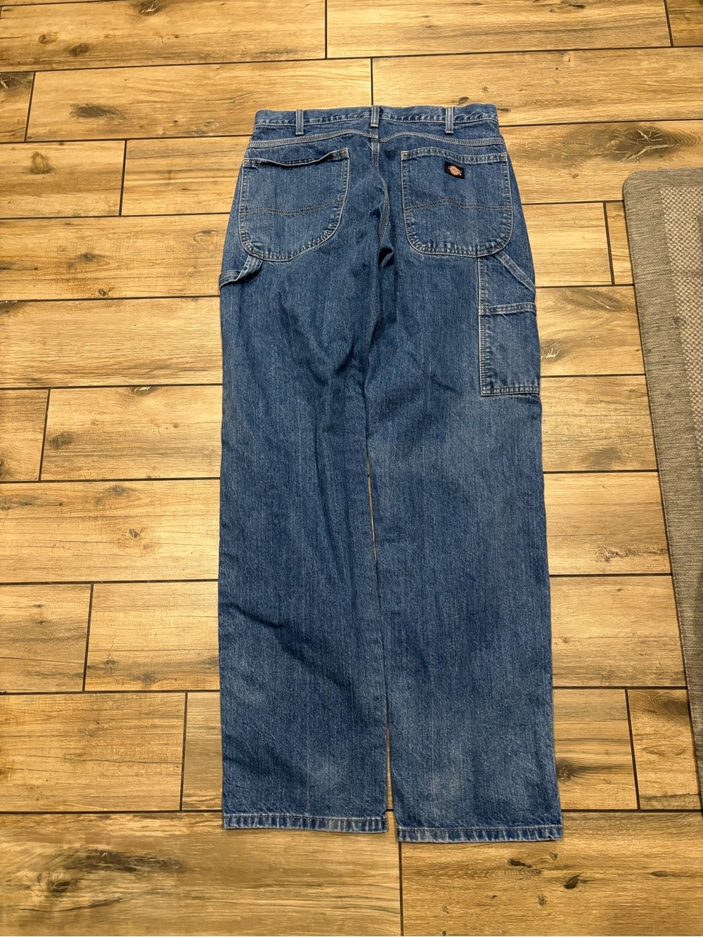 Y2K Dickies Heavyweight Utility Carpenter Denim Jeans Medium Wash Mens 33x35